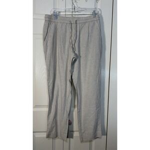 Zara Women's Linen Wide-Leg Pants Size M